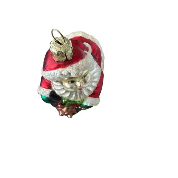 2004 Target Hand Blown Glass Christmas Santa Claus Ornament - Picture 6 of 7
